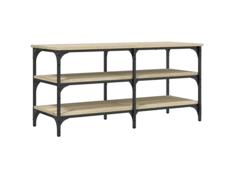 Banco zapatero VIDAXL madera de ingeniería roble Sonoma (100x38,5x49 cm)