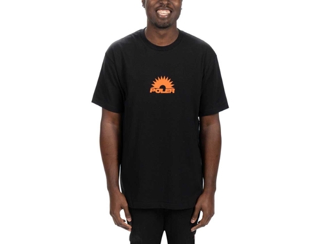 Camiseta de Hombre POLER Horizon Negro (S)
