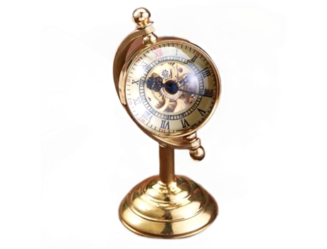 Llegada Spinning Globe Bols Beark Gold Desk Relk Reloj Hombres Regalo Creativo Cobre Table Table Reloj Mecánico Pocket Watch Masculino | Pocket & a...
