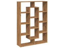 vidaXL Estantería madera de ingeniería roble artisian 137,5x29x137,5cm