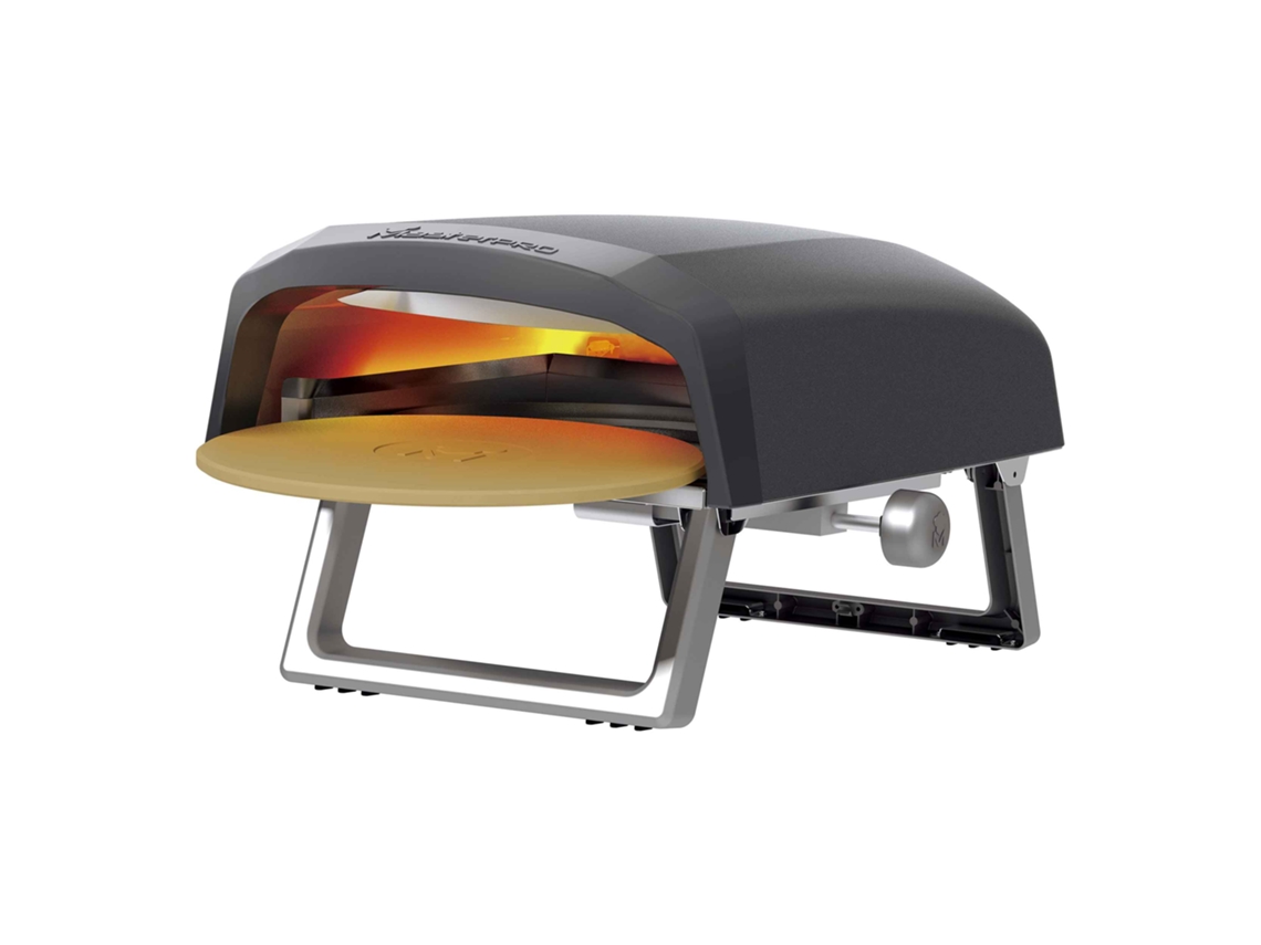 Horno de pizza giratorio a gas, 32,5 x 32,5 cm.