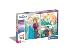 Puzzle 3 x 48 piezas Frozen Clementoni