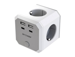 Adaptador De Energía Blitzwolf Bw-ec2 8 En 1