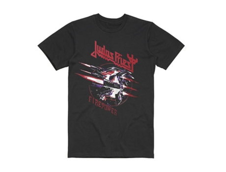 Camiseta ROCKINSTONE gráfica de Judas Priest Firepower (XXXL)