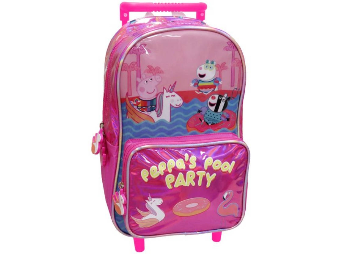 Mochila Trolley PEPPA PIG (Rosa - PVC - 33x22x11 cm)