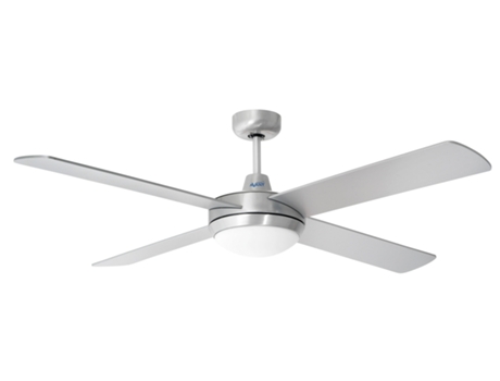 Ventilador de Techo con Luz AVANT 3 Velocidades a Control Remoto (70 W - 135 Cm - Plateado)