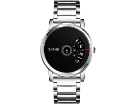 VEANXIN Reloj de vestir Relojes de pulsera de acero inoxidable-luz negra