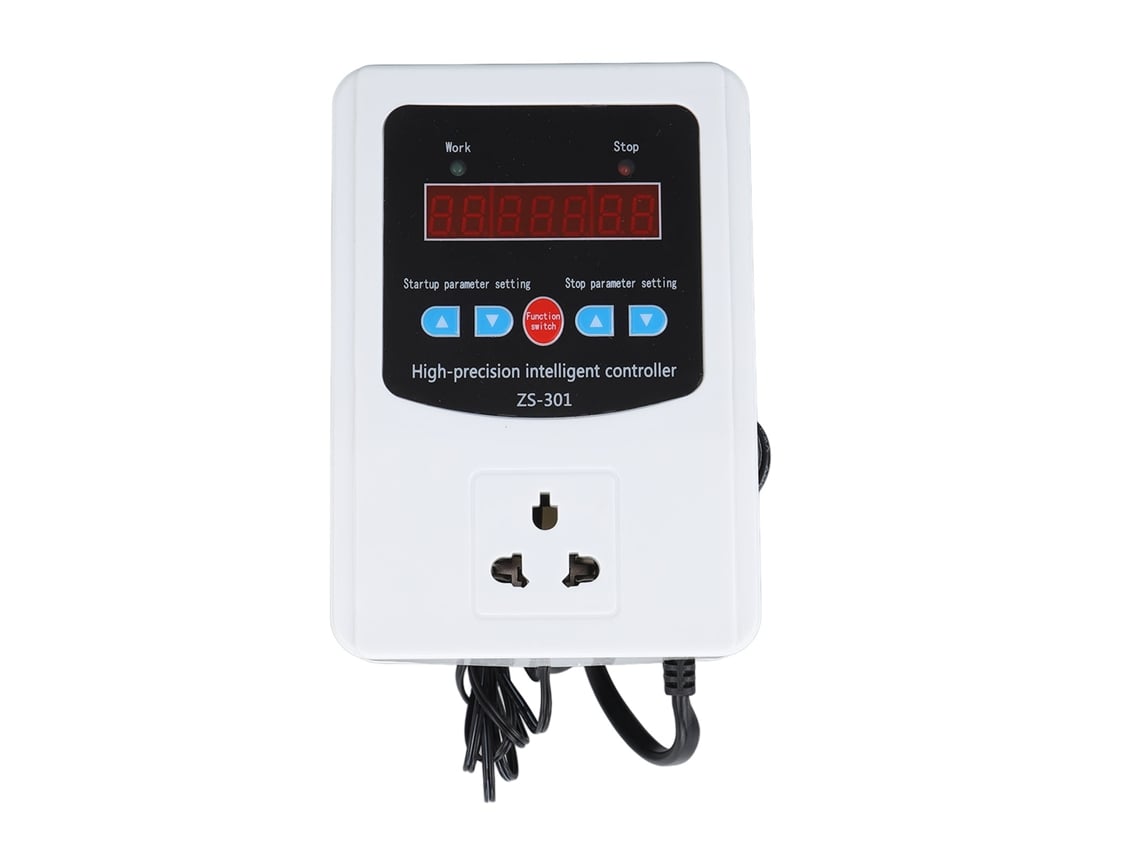 Controlador Digital Inteligente De Temperatura Y Humedad De 1500 W Con Pantalla Lcd, Enchufe Estadounidense, 110 V.