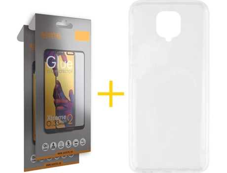 Kit Funda + 2 Protectores de Pantalla Xiaomi Mi 11 Lite 5G ACCETEL Liso Transparente