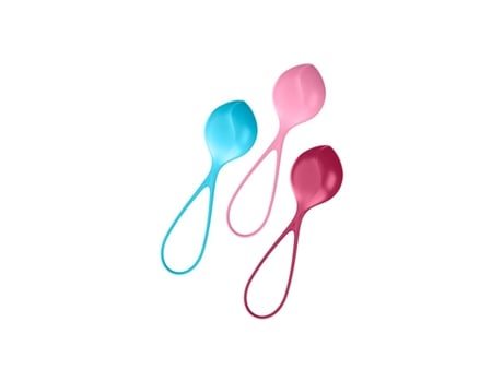 Bolas Vaginales SATISFYER Strengthening Balls (Bolas de Kegel - Multicolor)