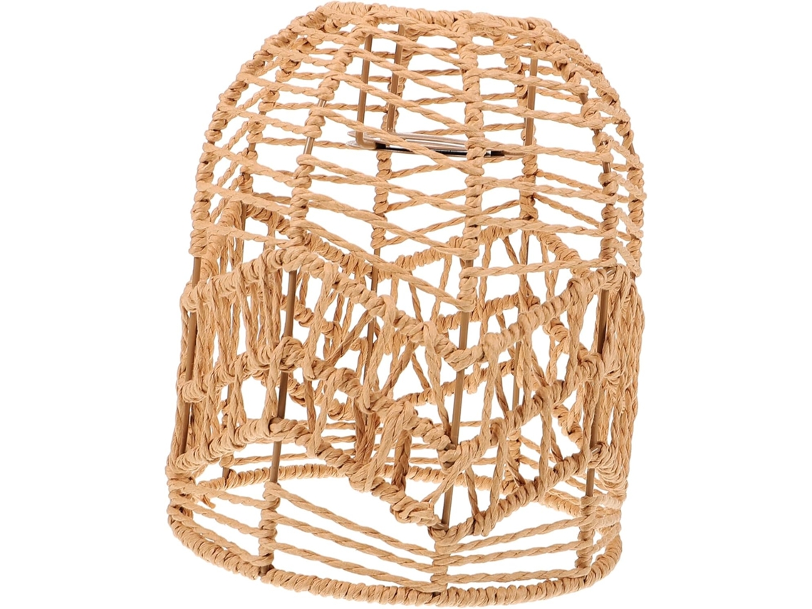 Cubierta Colgante Rústica Tejida Para Lámpara De Araña, Ideal Para Hoteles O Casas De Campo.