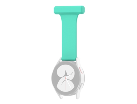 Correa de Silicona estilo pasador 22mm para Samsung Galaxy Watch4 40mm/44mm/Watch4 Classic 42mm/46mm - verde claro