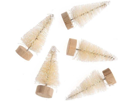 Adorno de Navidad RICO DESIGN Conjunto de 5 árboles de Navidad