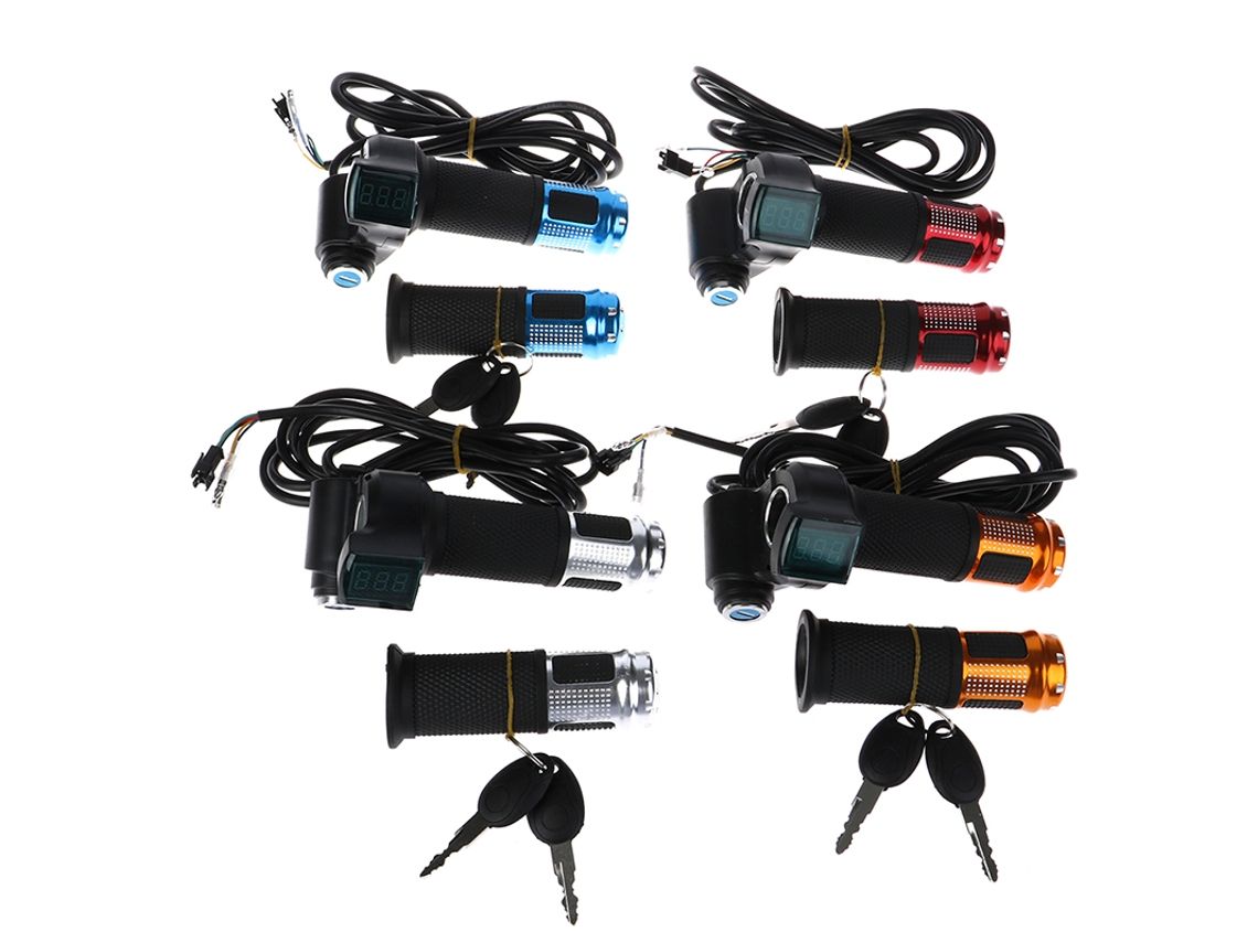 2 aceleradores universales LCD para bicicleta eléctrica, para motocicletas eléctricas, 12,99 Vvayotoy