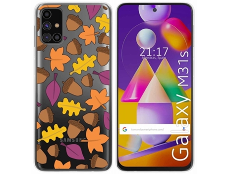 Carcasa Samsung Galaxy M31s TUMUNDOSMARTPHONE Dibujos Transparente Multicolor