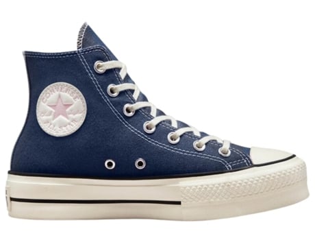 Zapatillas CONVERSE Chuck Taylor All Star Lift Platform Suede Mujer (40 - Azul)