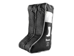 RELAVAEV Bolsa para guardar sapatos e botas com zíper, capa protetora contra poeira, organizador portátil para casa e viagens (preto, G)