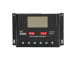 Veloriskku-controlador De Carga E Descarga Solar Pwm De 3 Etapas Com Lcd 40a 12v 24v Regulador De Painel Solar