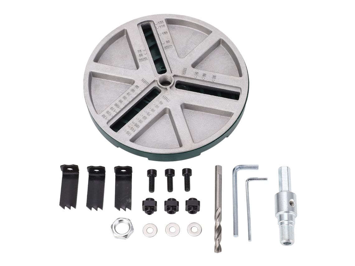 Sierra De Corona Ajustable De 45-130 Mm, Sierra Perforadora Multifuncional Para Carpintería Y Bricolaje.