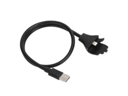 Cabo De Carregamento Usb 2 Em 1 Com Suporte Flexível Para Celular Ios 8pin, 50cm, 2.5a, Preto