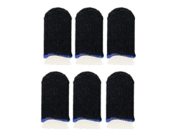 Luvas De Dedo Para Jogos Anti Sudor Fibra De Carbono 24 Costuras Para Celular Gamer