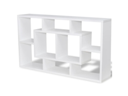Estanteria VIDAXL Blanco Madera contrachapada (85x16x47.5 cm)