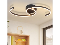 Lámpara de techo LED Nettlife para salón, 24 W, moderna, 3000 K, para pasillo y cocina