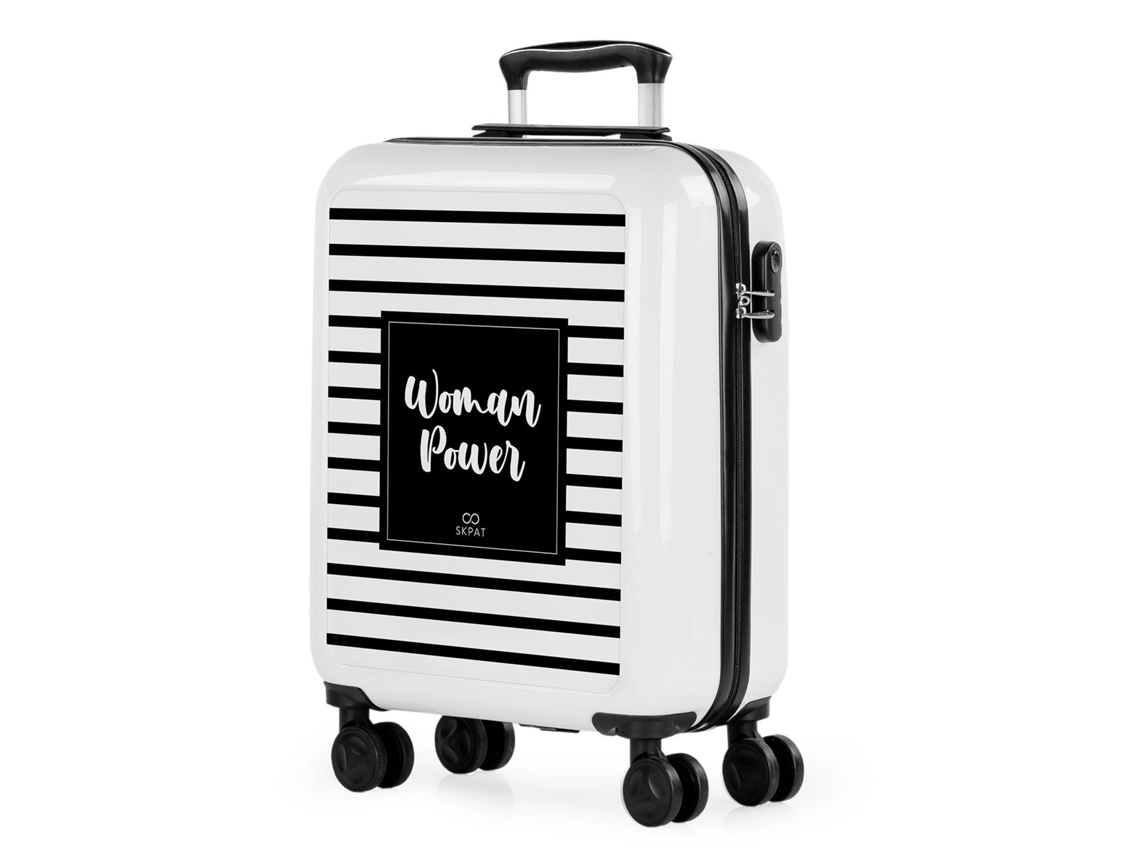 Maleta Pc Pequeña SKPAT Amiens blanco-woman power (40X55x20 Cm - 40L)