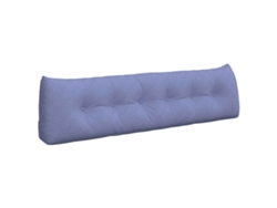 Cojín De Espalda Azul Jeans 180 X 24 X 50 Cm Tela