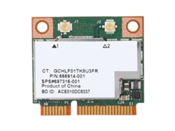 Placa De Rede Sem Fio Mini Pci-e Broadcom Bcm943228hmb Dual Band 300mbps Com Bluetooth 4.0 Para Hp