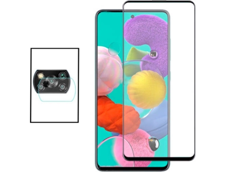 Kit Protector de Cámara Trasera Xiaomi Poco X3 Pro PHONECARE y Cristal Templado 5D Full Cover
