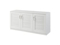 Mueble zapatero Løten 6 compartimentos para 12 pares MDF 62 x 125 x 36 cm - Blanco [EN.CASA]