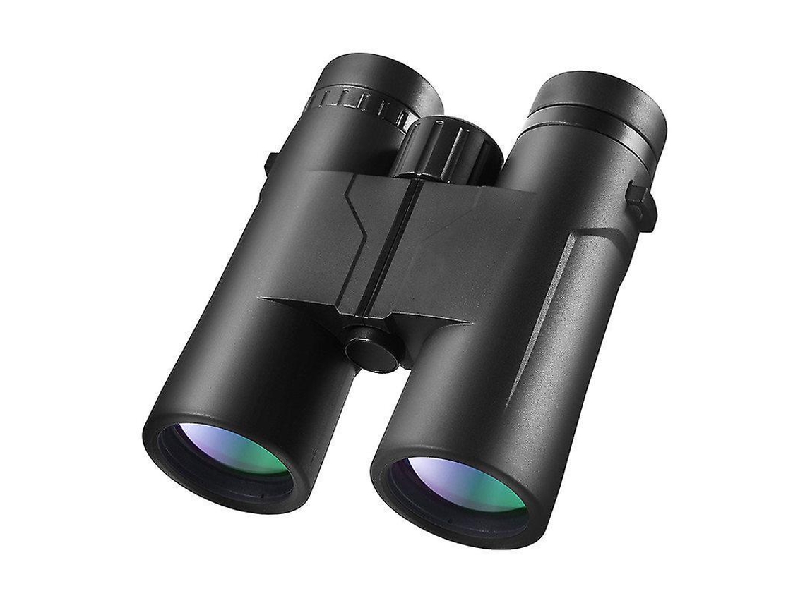 Binoculares 10x42 compactos profesionales antivaho, enfoque fácil, visión crepuscular clara y estable, color negro Yizhood