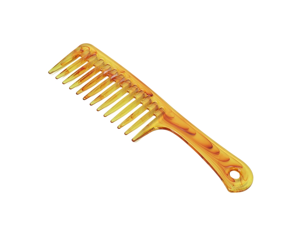 Peine Grande, De Dientes Anchos Y Antiestático Para Desenredar El Cabello.