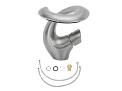 Grifo de lavabo ajustable con mezcla de agua fría y caliente