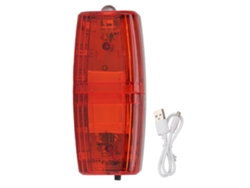 Yncm2026-linterna De Emergencia Led Mini Con Clip Y Inducción De Gravedad Para Ciclismo Running Noche Cosplay Rojo