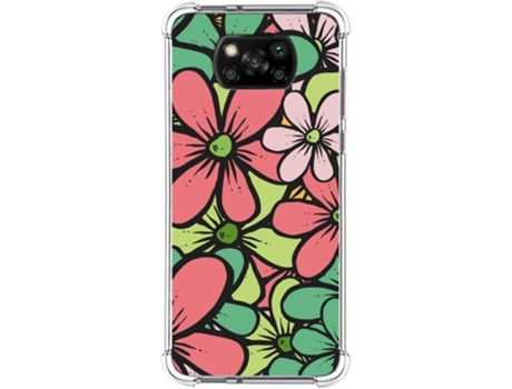 Carcasa Xiaomi POCO X3 NFC TUMUNDOSMARTPHONE Dibujos Antigolpes Flores 02 Multicolor