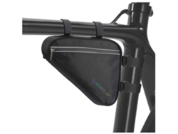Bolsa impermeable para cuadro de bicicleta Bolsa triangular para cuadro de bicicleta 1 2L Ciclismo de gran capacidad Negro YEMAESRE