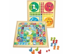 Juego para Niños JEUJURA Game of goose and small horses (Edad Mínima Recomendada: 3 años - Versión en Francês)