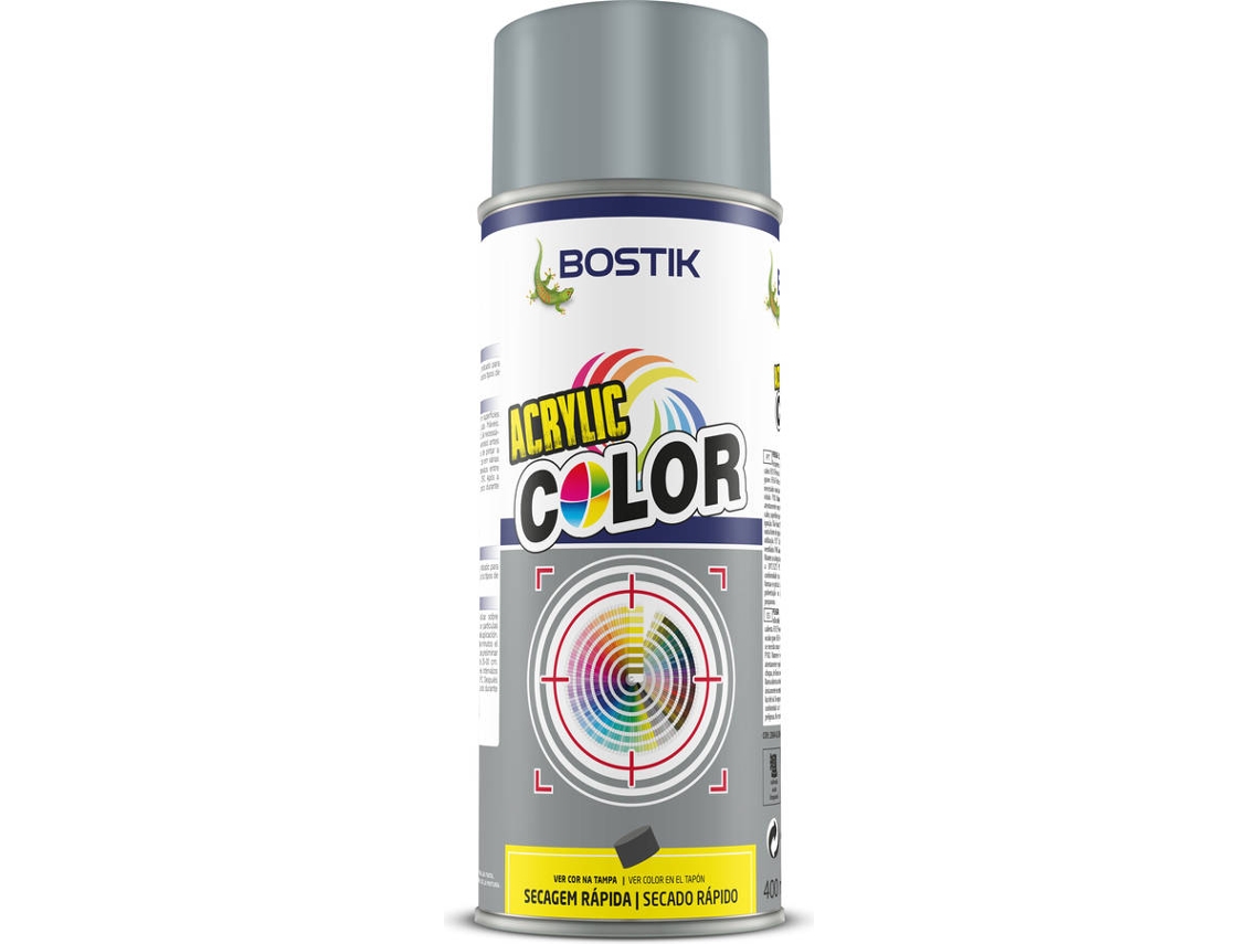 Color 7001 Gris BOSTIK Acrylic Ral Brillante 400 ml