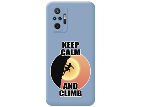 Carcasa Xiaomi Redmi Note 10 Pro TUMUNDOSMARTPHONE Silicona Líquida Dibujos Azul
