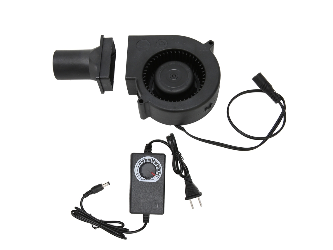 Ventilador De Aspiración De Corriente Continua Sin Escobillas 12v 2.7a 4500rpm Con Velocidad Variable Y Rodamiento De Doble Bola Con Enchufe Estadounidense