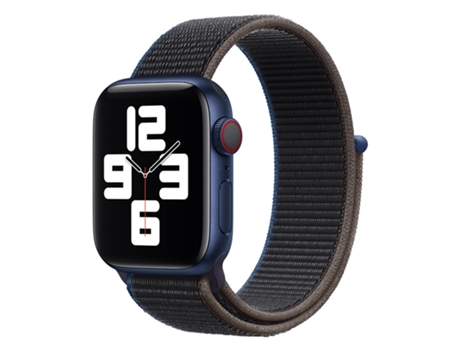 Correa Loop Sport para Apple Watch Series 9, 8 y 7 41 mm / SE 3 y SE 2 y 6 y SE y 5 y 4 40 mm / 3 y 2 y 1 38 mm (Carbón)
