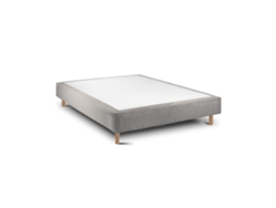 Base de Cama Rígida 20 Ascot Taupe Pies Redonda 200 X 100 cm