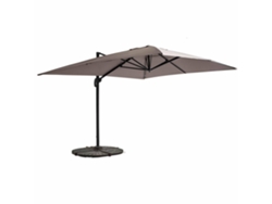 Juego De Parasol Excéntrico Inclinable (4 X 3 M) 4 Losas De Lastre