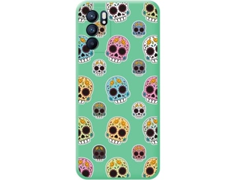 Carcasa Oppo Reno 6 5G TUMUNDOSMARTPHONE Catrina Verde