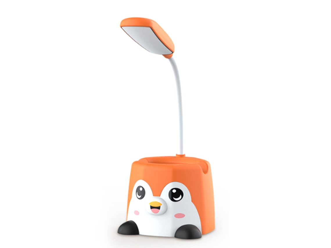 Lámpara De Escritorio Led Con Portalápices, Diseño Bonito Y Protector Para La Vista, Luz Portátil Do
