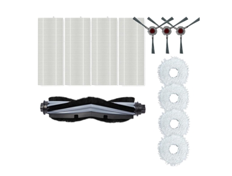 12 piezas de repuesto para Ecovacs Deebot N9 Aspiradora Robótica cepillo principal filtro cepillo lateral Kit de accesorios