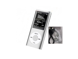 Lector Mp3 Radio Hifi Pantalla Lcd Digital Fm Plata Gusshious