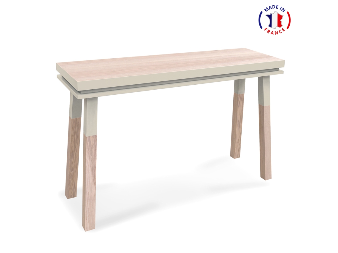 Consola Rectangular MON PETIT MEUBLE FRANÇAIS (Amarillo Lunar - Madera - 140 x 90 x 45 cm)
